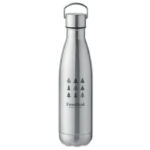 Doppelwandige Flasche 500 ml mit markiertem Druckbereich für Ihr Logo