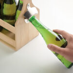 6 Bierkästen aus Bambus, Detailaufnahme des Materials