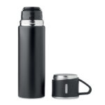 Flasche und Becher-Set 2tlg. Schwarz von oben