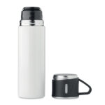 Flasche und Becher-Set 2tlg. Weiß von oben
