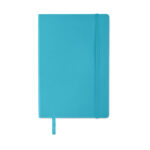 DIN A5 Notizbuch recycelt Blau, Seitenansicht