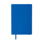 DIN A5 Notizbuch recycelt Blau, Seitenansicht