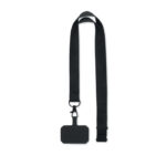 Handykette aus Polyester mit Smartphone-Halter als Werbeartikel