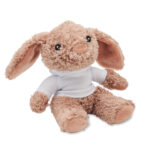 Plüsch-Hase mit Hoody als Werbeartikel mit Logodruck
