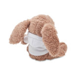 Plüsch-Hase mit Hoody, geöffnet dargestellt