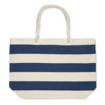 Strandtasche Baumwolle 220 g Blau, Rückansicht
