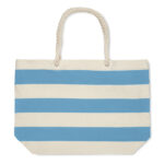 Strandtasche Baumwolle 220 g Blau, Seitenansicht