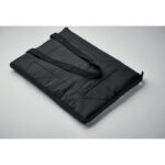 Picknick-Decke Schwarz, Detailaufnahme des Materials