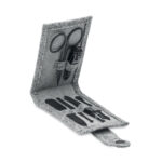 Maniküre-Set RPET-Filz als Werbeartikel mit Logodruck