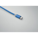 4in1 Ladekabel Typ-C Blau von oben