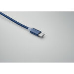 4in1 Ladekabel Typ-C Blau von oben