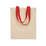 Kleine Tasche Baumwolle 140 g Rot als Werbeartikel mit Logodruck