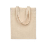 Kleine Tasche Baumwolle 140 g Braun als Werbeartikel mit Logodruck