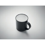 Vintage Kaffeebecher PP Schwarz, Detailaufnahme des Materials