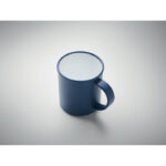 Vintage Kaffeebecher PP Blau, Detailaufnahme des Materials
