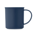 Vintage Kaffeebecher PP Blau, geöffnet dargestellt