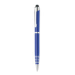 Drehkugelschreiber mit Stylus Blau als Werbeartikel mit Logodruck