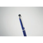 Drehkugelschreiber mit Stylus Blau, Detailaufnahme des Materials