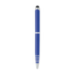 Drehkugelschreiber mit Stylus Blau, geöffnet dargestellt