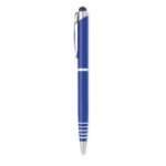 Drehkugelschreiber mit Stylus Blau, Seitenansicht
