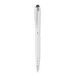 Drehkugelschreiber mit Stylus Weiß als Werbeartikel mit Logodruck