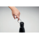 Set Notizbuch mit Flasche, Detailaufnahme des Materials