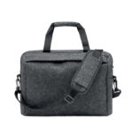 13" Laptop Tasche RPET-Filz, geöffnet dargestellt
