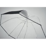 30" Regenschirm Schwarz, Detailaufnahme des Materials