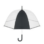30" Regenschirm Schwarz von oben