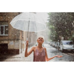 30″ Regenschirm – Seitenansicht