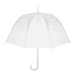 30" Regenschirm Weiß von oben