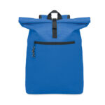 Rolltop-Rucksack 600D Blau als Werbeartikel mit Logodruck