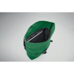 Rolltop-Rucksack 600D Gruen, Detailaufnahme des Materials