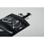 Rolltasche 210 RPET, Detailaufnahme des Materials