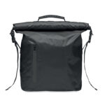 Wasserabweisender Rolltop-Rucksack 25 Liter aus RPET als Werbeartikel