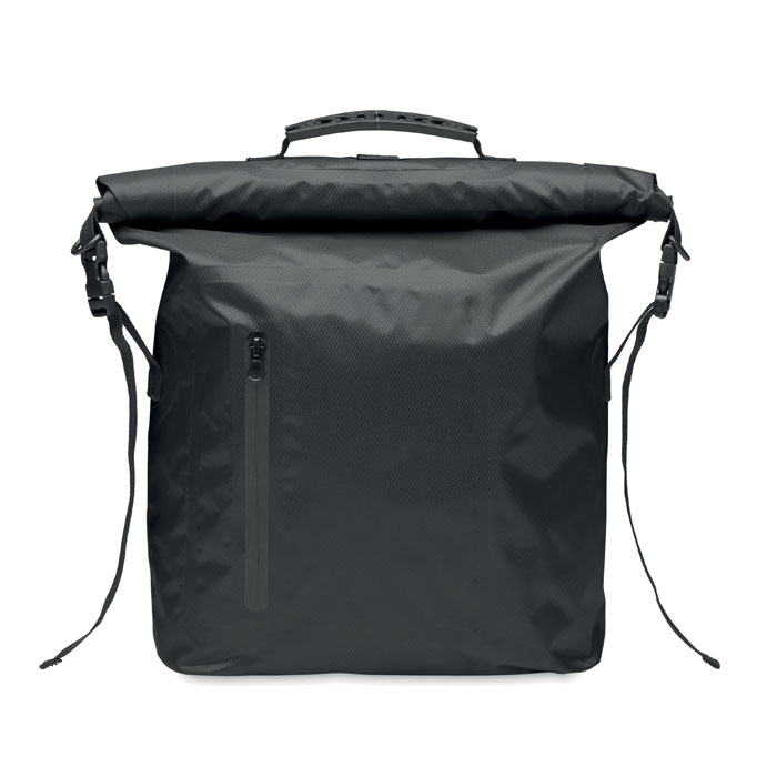 mo2181-03 Wasserabweisender Rolltop-Rucksack 25 Liter aus RPET als Werbeartikel