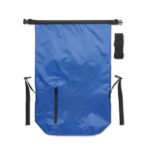Rolltop-Tasche RPET Blau von oben