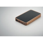Powerbank mit Ladestation, Detailaufnahme des Materials