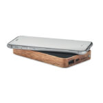 Powerbank mit Ladestation, geöffnet dargestellt