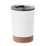Doppelwandiger Becher 300ml Weiß als Werbeartikel mit Logodruck