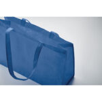 Einkaufstasche RPET Blau, Detailaufnahme des Materials