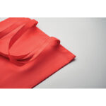 Einkaufstasche RPET Rot, Detailaufnahme des Materials
