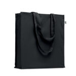 Einkaufstasche Organic Cotton Schwarz als Werbeartikel mit Logodruck