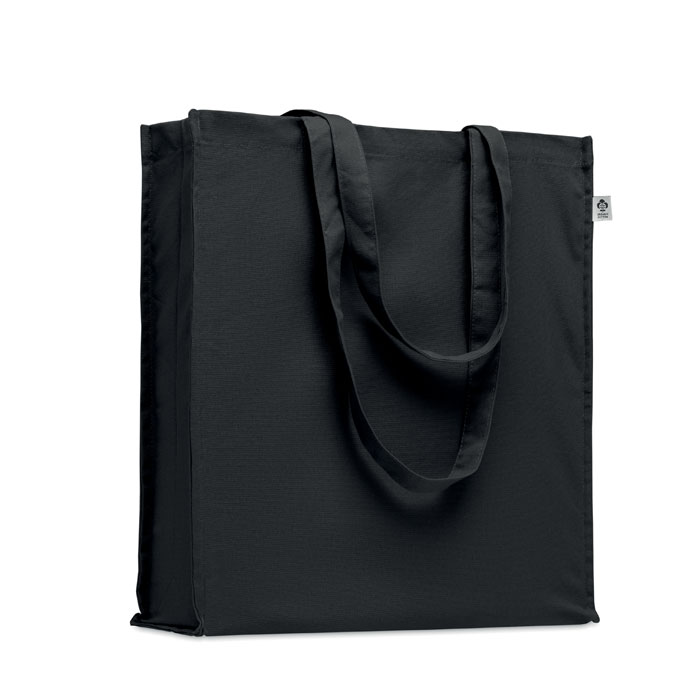 Einkaufstasche Organic Cotton Schwarz als Werbeartikel mit Logodruck