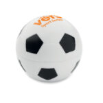 Lippenbalsam Fußball mit markiertem Druckbereich für Ihr Logo
