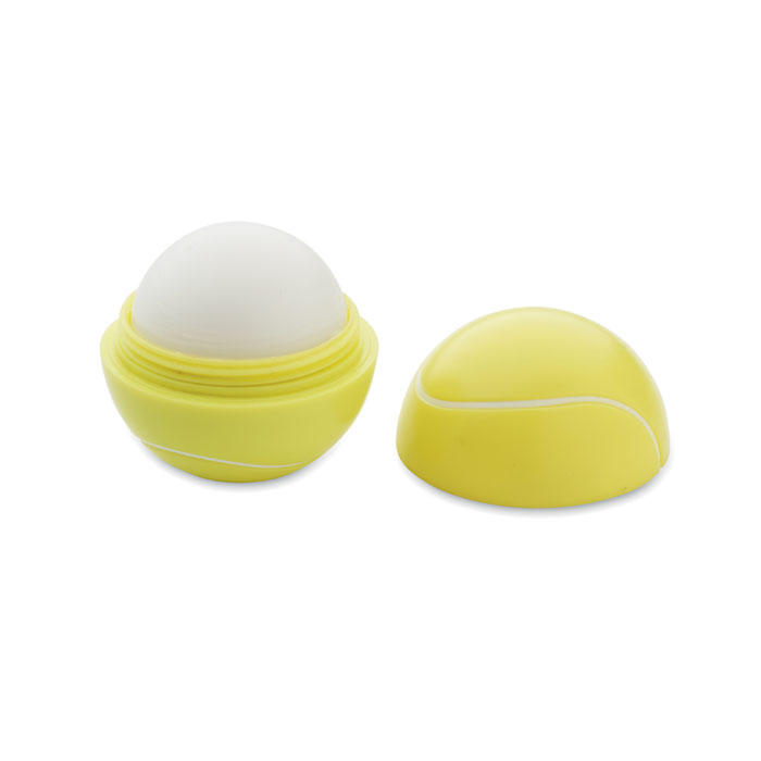 Lippenbalsam Tennisball Lippenbalsam Tennisball als Werbeartikel mit Logodruck