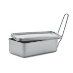Lunchbox Edelstahl 750ml, Rückansicht