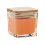 Kerze im Glas 50g Orange als Werbeartikel mit Logodruck