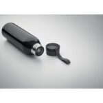 Edelstahlflasche 650ml Schwarz, Detailaufnahme des Materials