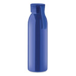Edelstahlflasche 650ml Blau als Werbeartikel mit Logodruck